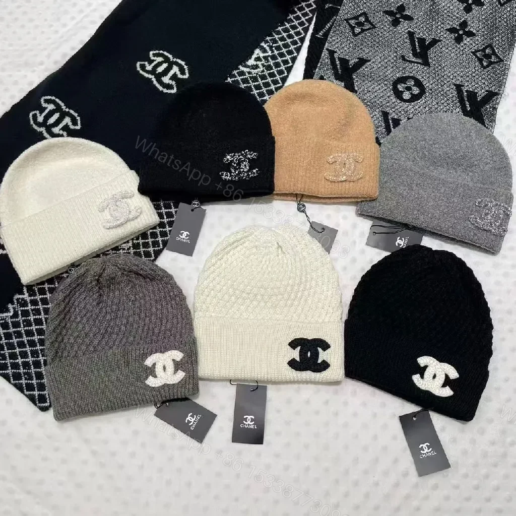 View 6 of Chic Knit Beanie: Luxe Texture, Subtle Embroidery, All-Season Style