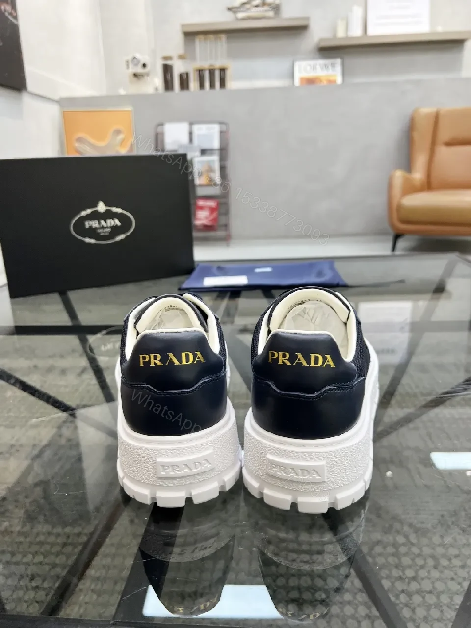View 8 of Knit & Leather Sneaker: Premium, Bold, Versatile Comfort