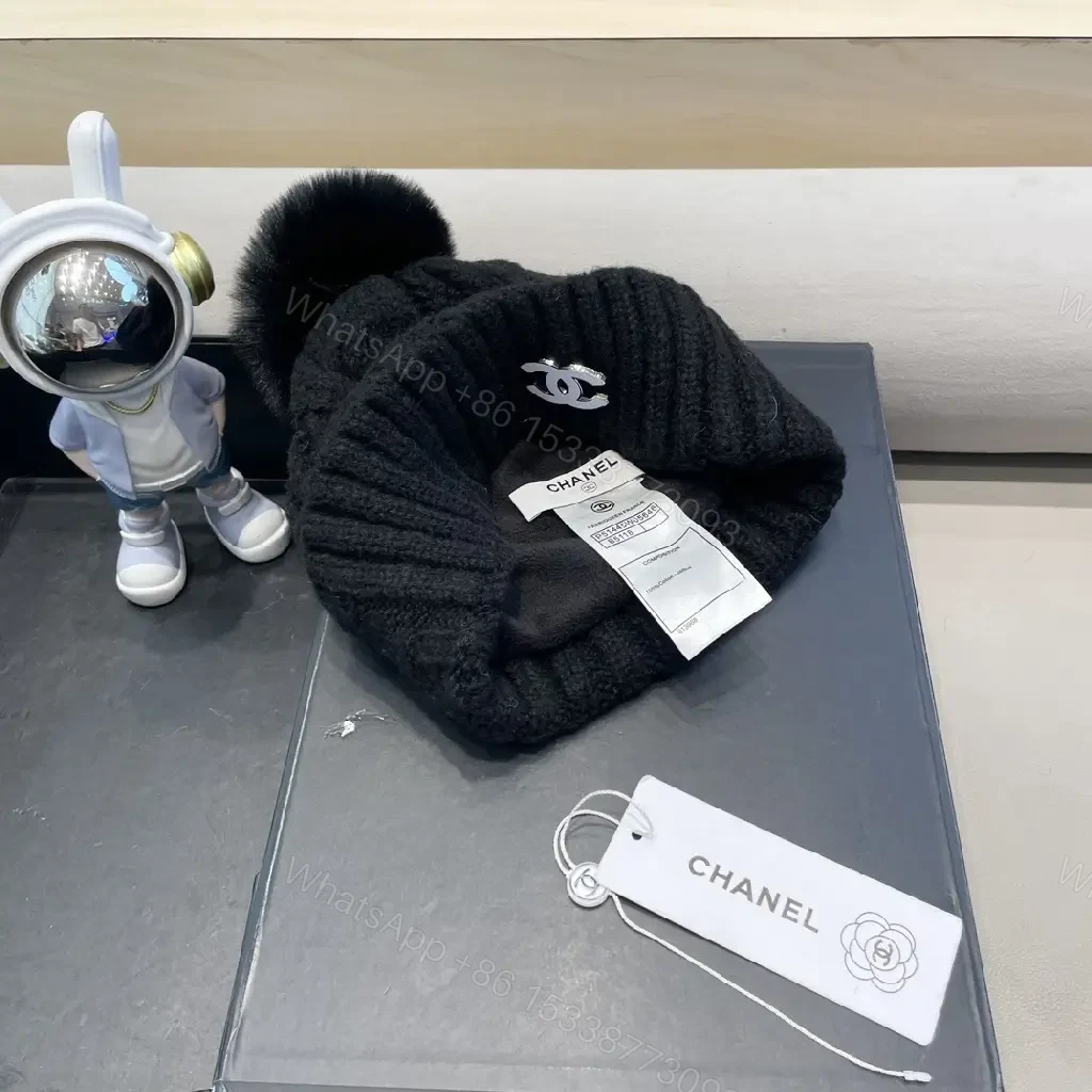View 3 of Cozy Knit Beanie with Pom — Luxury Everyday Warmth
