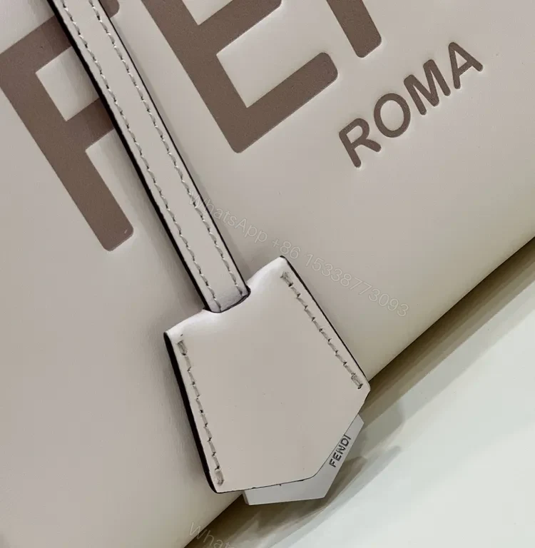 View 8 of Chic FENDI Structured Micro Bag with Bold Branding
