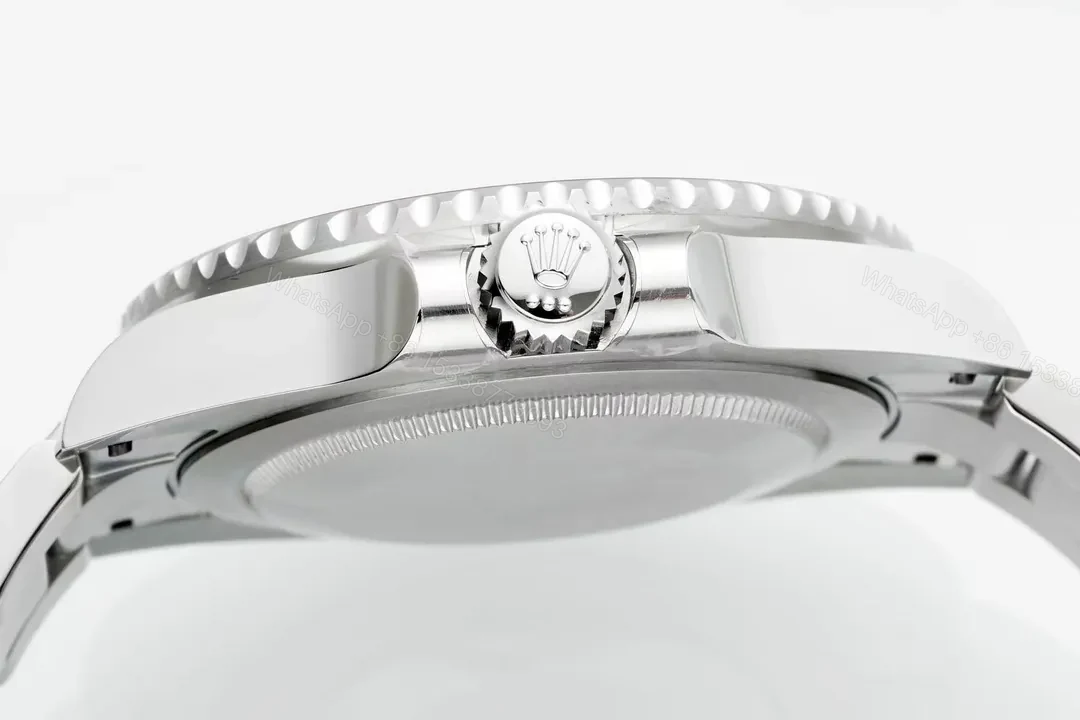 View 8 of Clean Factory EWE V5 GMT Watch – Silver, Red/Blue Bezel
