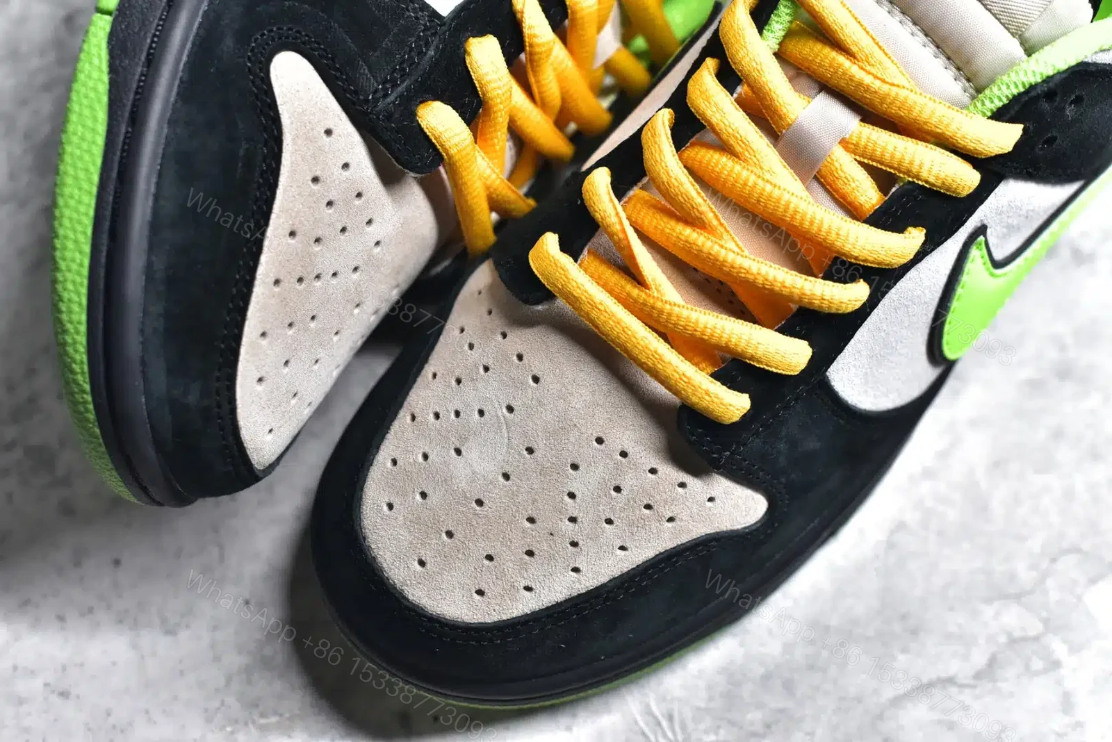 View 5 of Nike SB Dunk Low x Powerpuff Girls Black Green Replica
