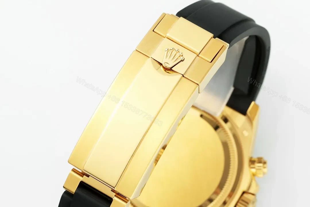 View 9 of ROF Factory Clean Factory APS Daytona Gold Blue Dial Watch