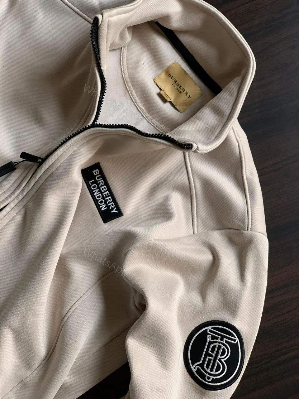 View 5 of FIRST COPY BURBERRY IMPORTED FABRIC ZIPPER JACKETS
