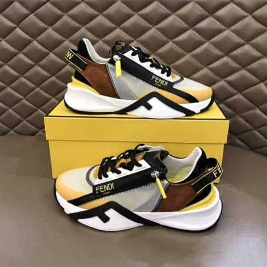 View 6 of FENDI CHUNKY LACE-UP TRAINERS – FD22