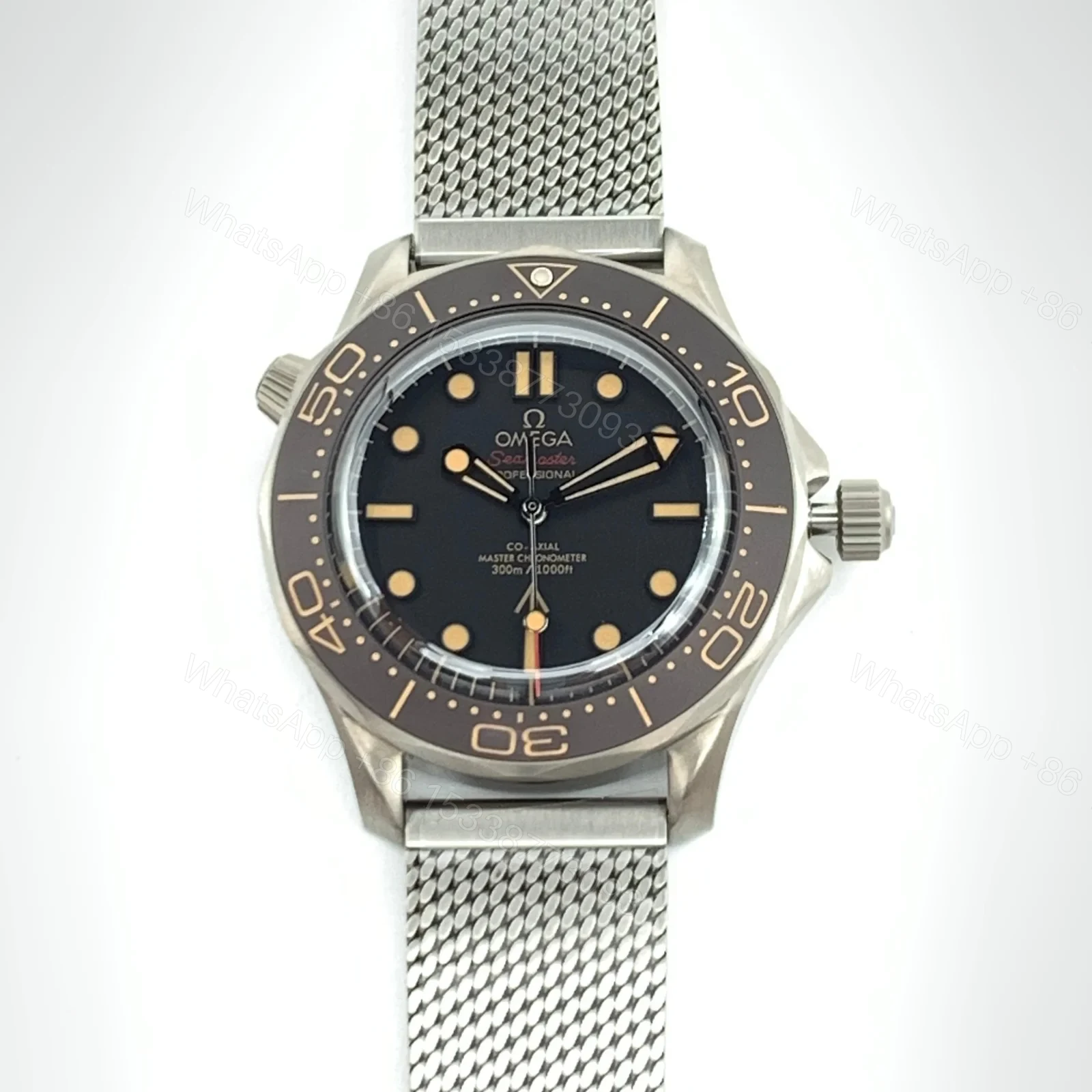 Omega Seamaster Diver 300M Master Co-Axial 42 James Bond No Time to Die Bracelet 210.90.42.20.01.001 — view 1