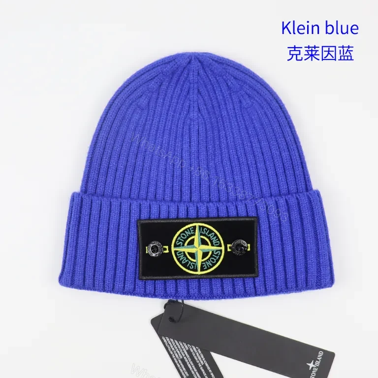View 10 of Soft Ribbed Beanie with Stone Island Patch â€“ Everyday Warmth