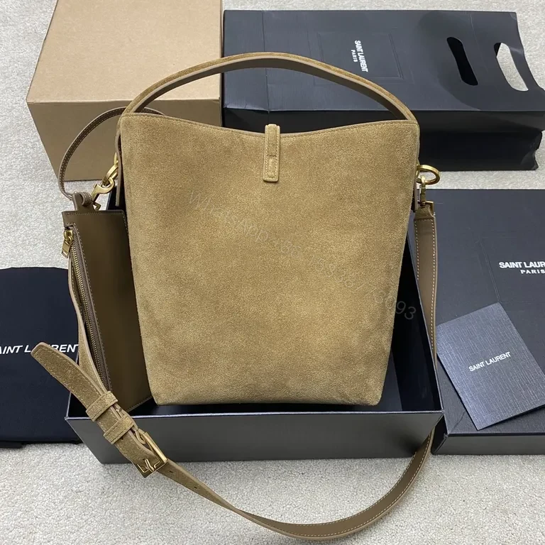 View 9 of Soft Suede Tote: Designer-Driven Everyday Luxury Tote