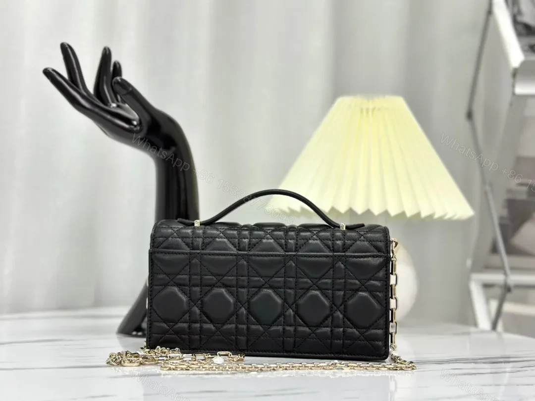 View 8 of Dior Women’s Super Handbag Black Crossbody Bag 21×11.5cm