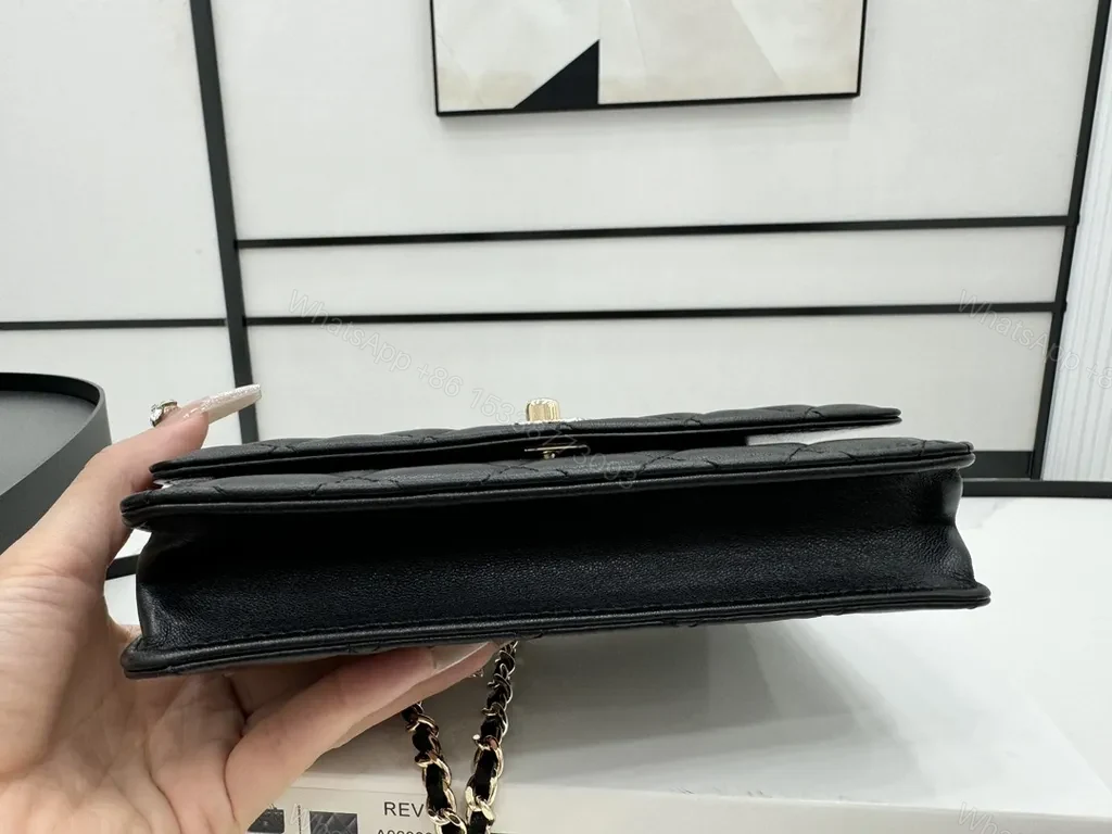 View 3 of Chic Quilted Black Chain Bag: Luxe Everyday Accessory
