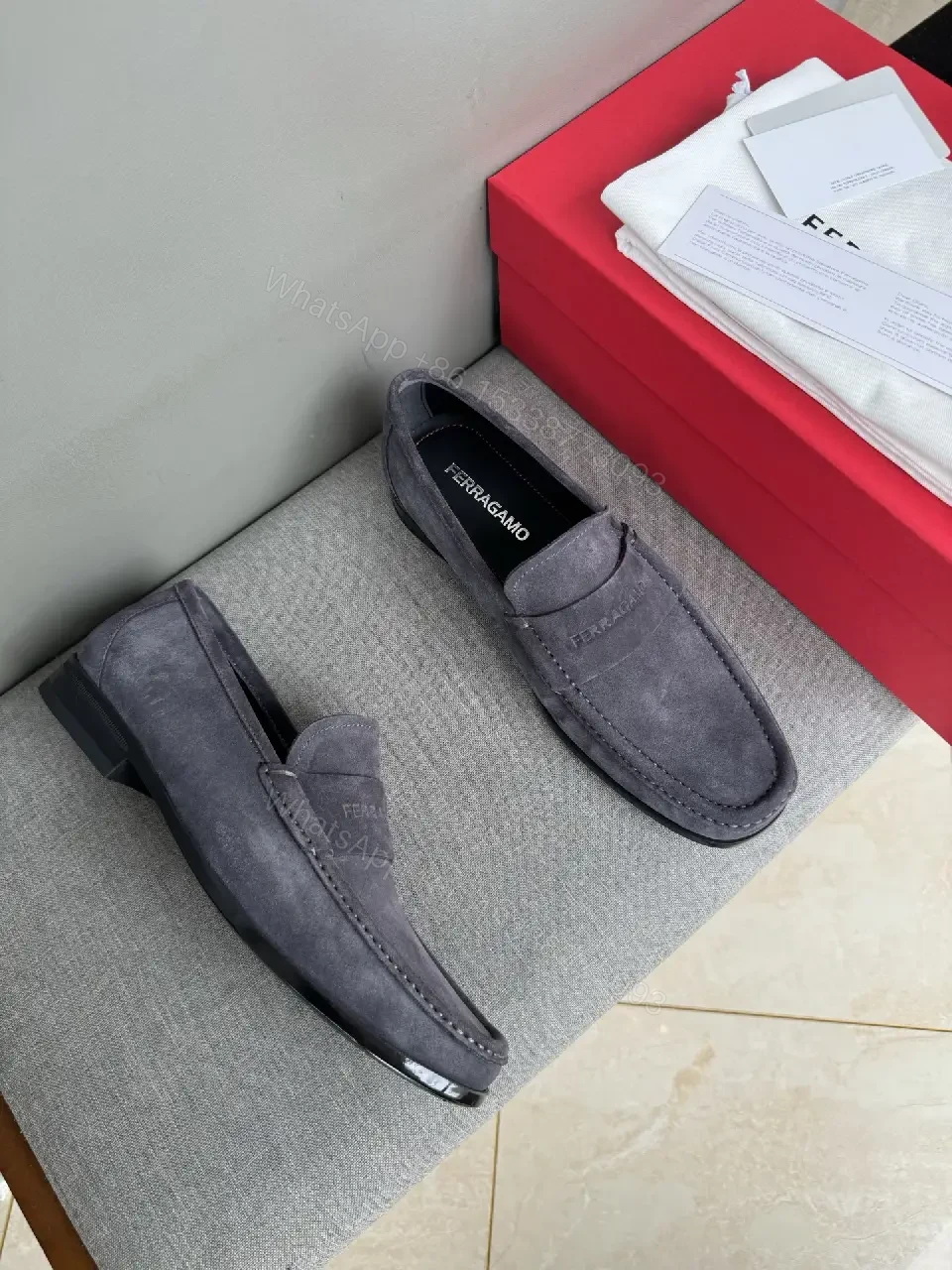 View 2 of Weathered Leather Slip-On Loafers — Refined Everyday Luxury