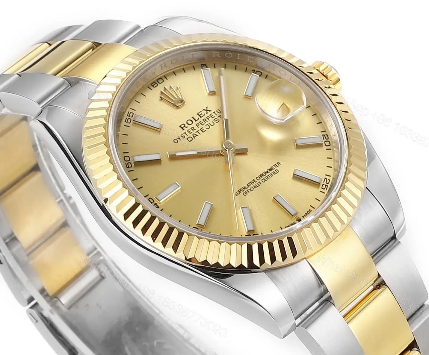 View 5 of C+ Factory Clean Factory DDF Classic Gold & Silver Watch 41mm