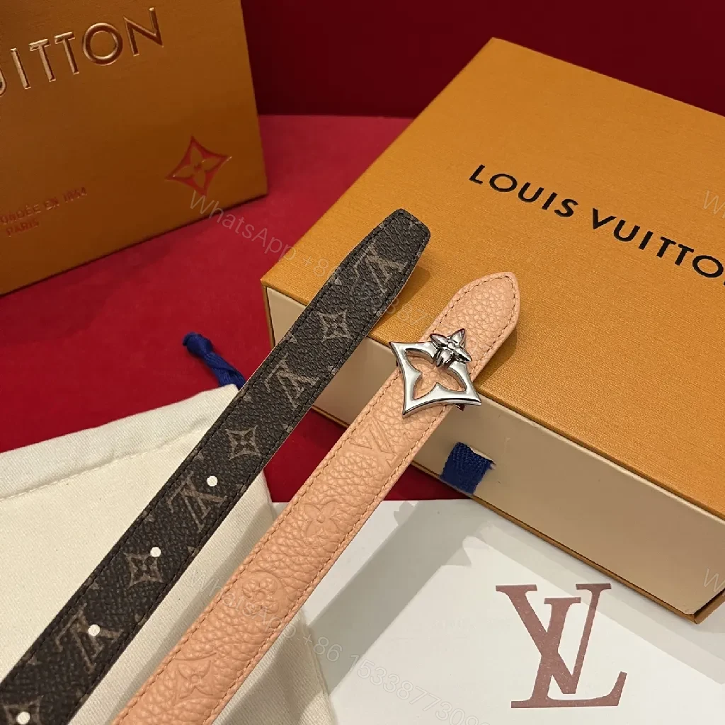View 7 of Peony Pink Leather Belt: Subtle Texture, Bold Finish, Adjustable