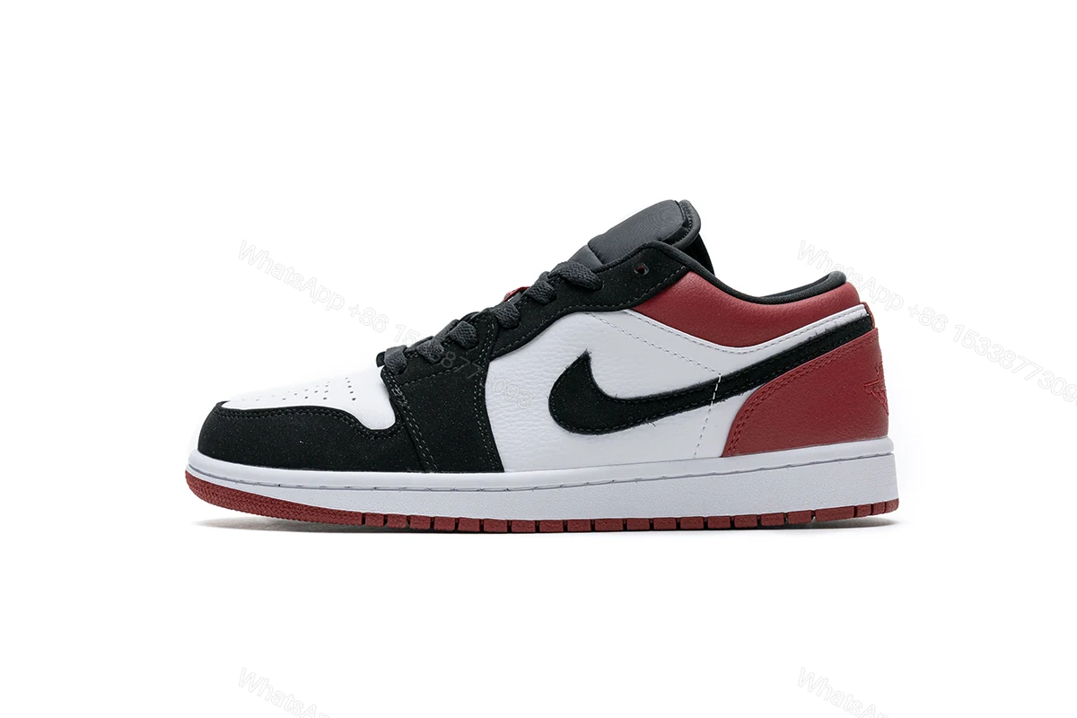 View 11 of Air Jordan 1 Low Black Toe 553558-116