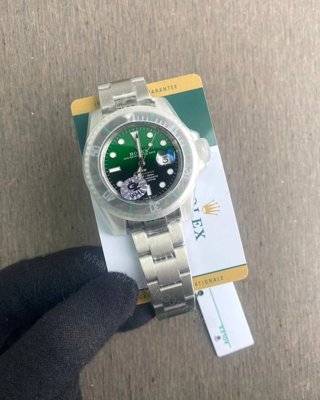 View 3 of Rolex Submariner Silver Green Diw 41MM Automatic