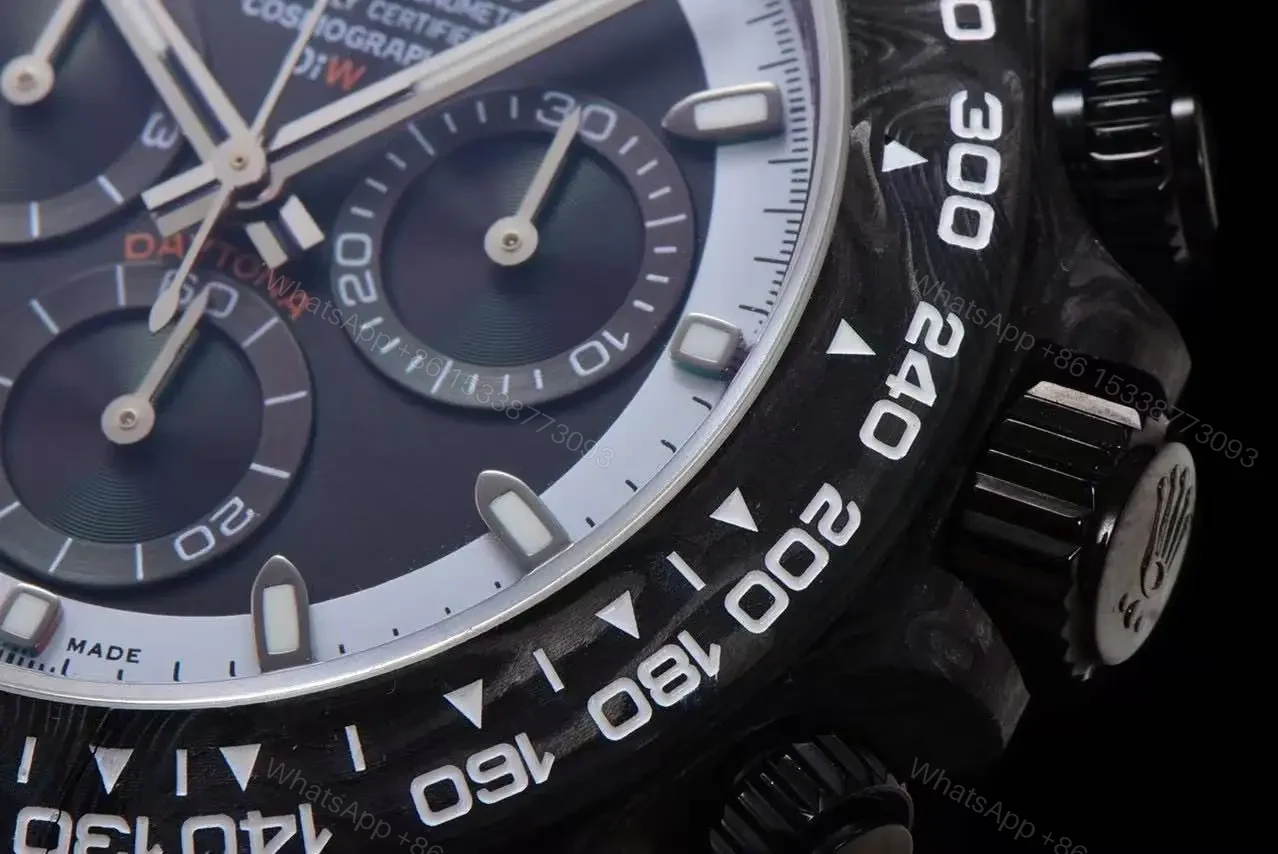 View 11 of Replica DiW Rolex Cosmograph Daytona Speedster White Carbon