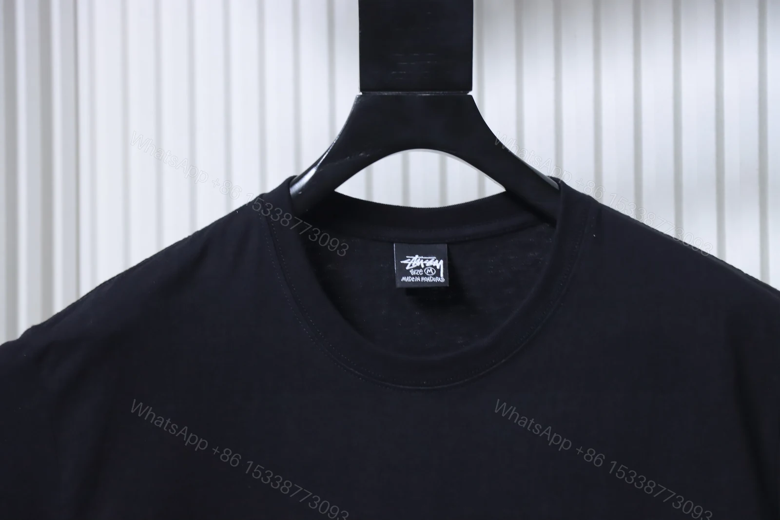 View 2 of Stussy black 8-ball print short-sleeved shirt black
