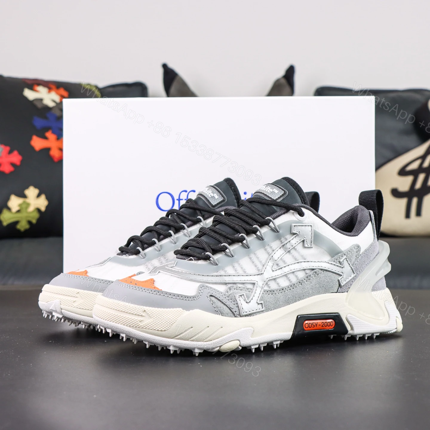 Off White ODSY 200 White Grey Reps — view 1
