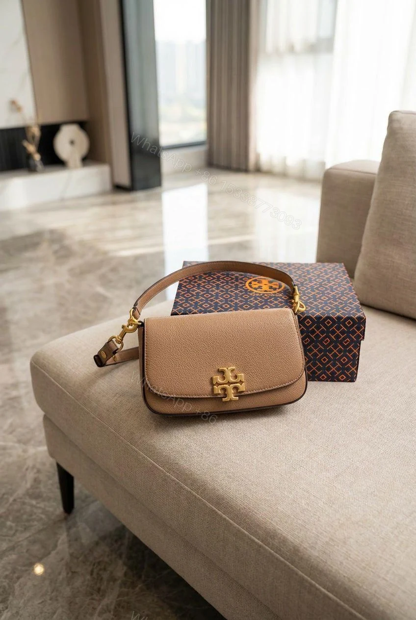 View 4 of Tory Burch Britten Convertible Crossbody Bag In Leather First Copy | AAA+ Replica