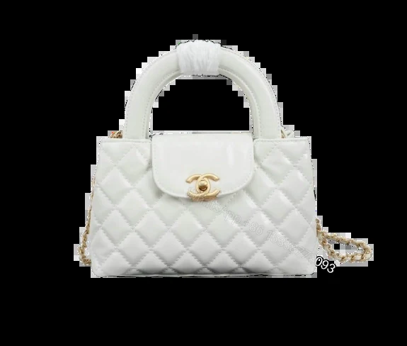 Chanel Mini Kelly Shopping Tote Bag RW9QP22 – White — view 1