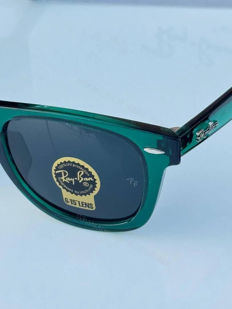 View 5 of First Copy RayBan 2140 Green Black Sunglasses