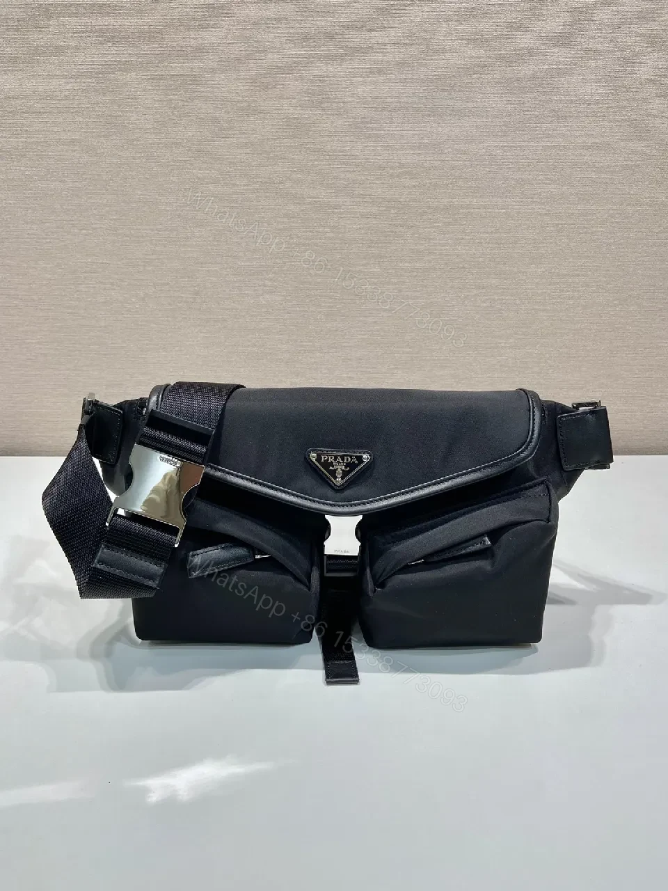 Compact Nylon Belt Bag: Luxe Utility for City Edges — view 1
