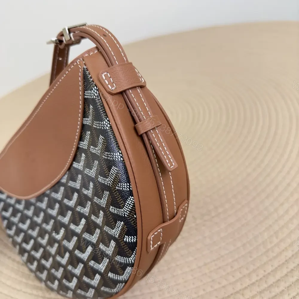View 6 of 高仿Goyard*01CL03P單肩半月包棕色免檢版