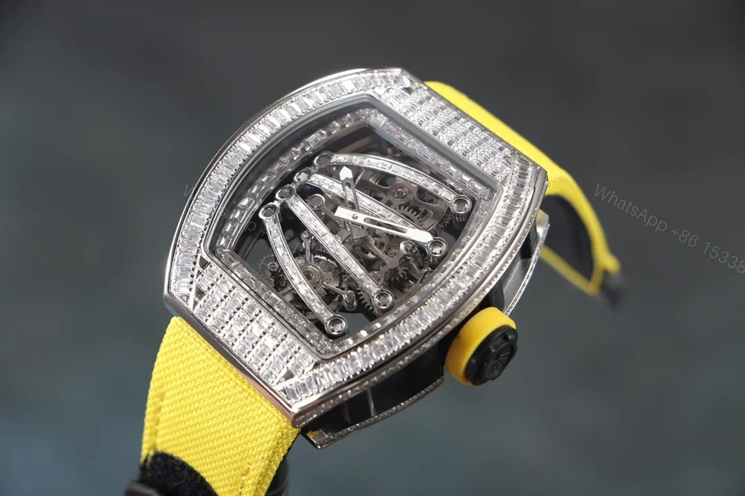 View 3 of Richard Mille RM59-01 T-Diamond Lizard Tourbillon Carbon Fiber Sport Yellow Strap Edition RM59-01-T-DIAMOND-LIZARD-TOURBILLON -01