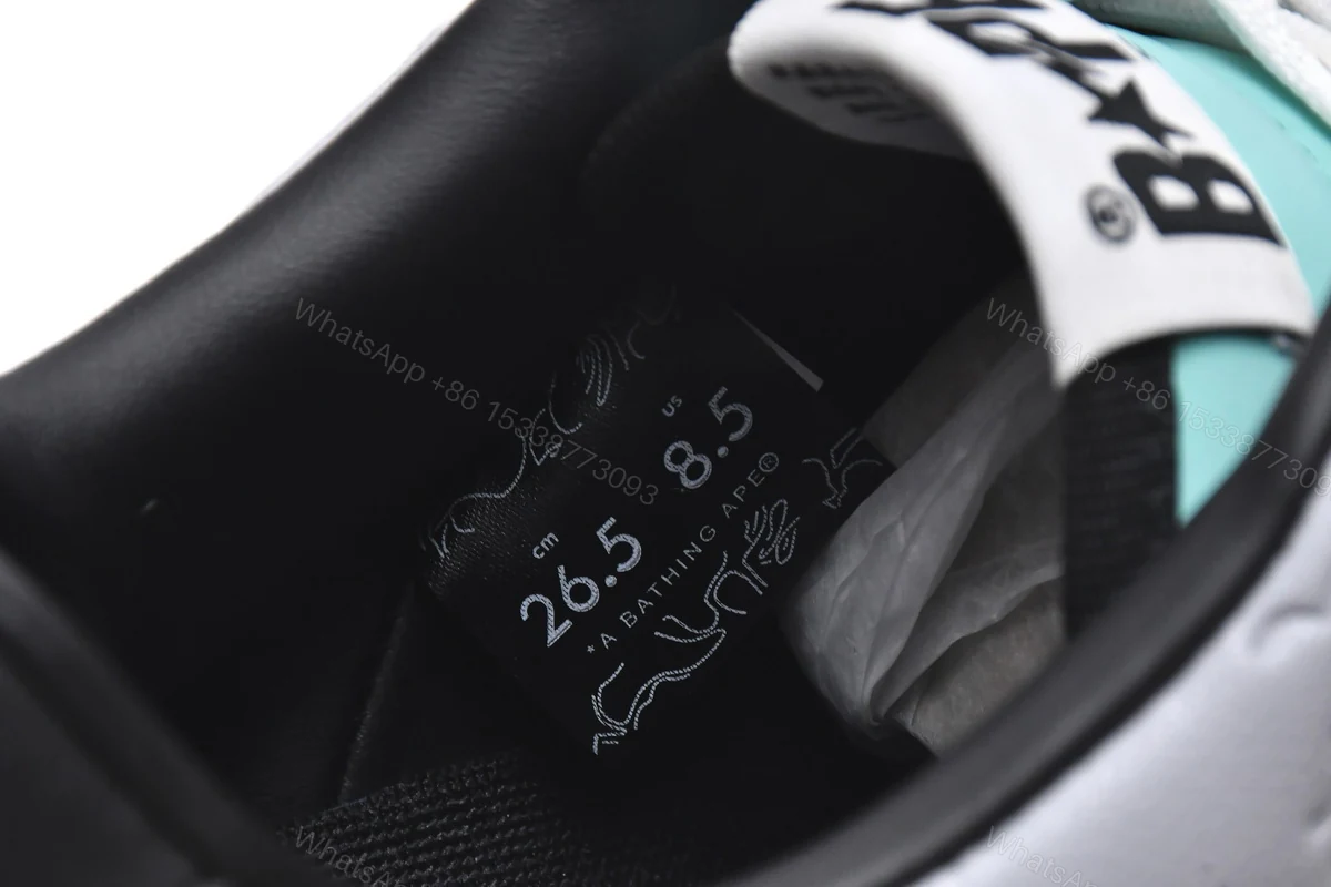 View 8 of Cheap Bape Sta Low Grey Black Fake(BapeSta)
