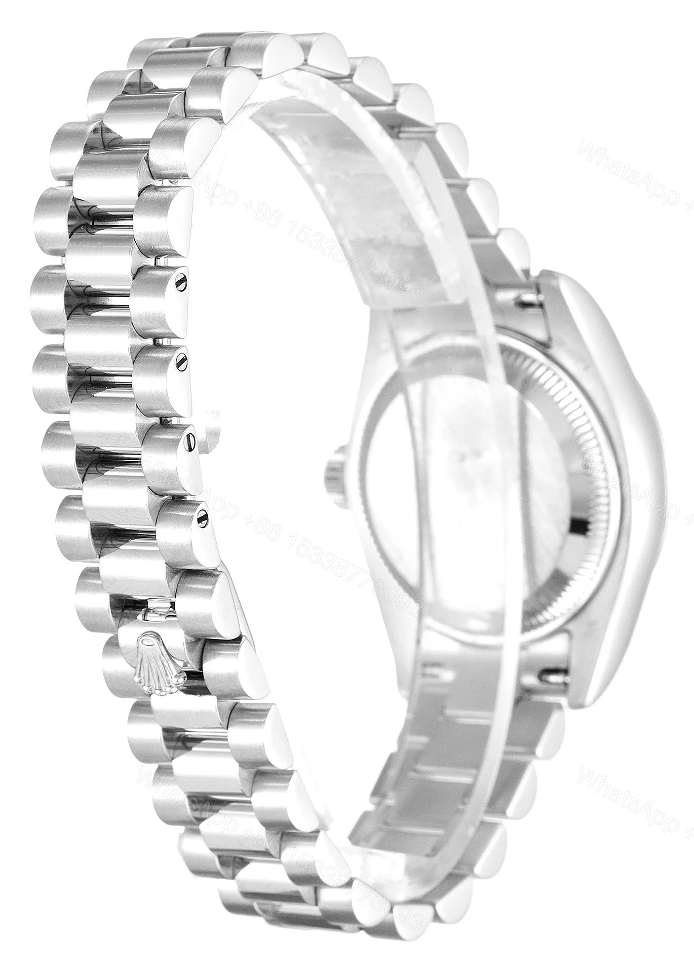 View 3 of Replica Rolex Lady-Datejust Silver Dial 179166 26 mm