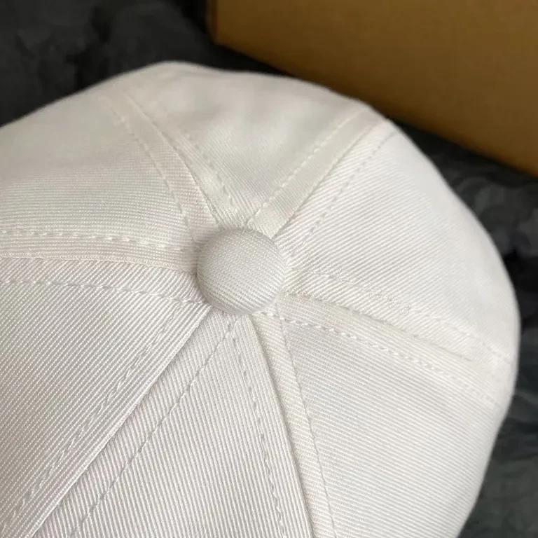View 7 of Celine-Inspired Cap: Minimal Luxury Cotton Baseball Hat
