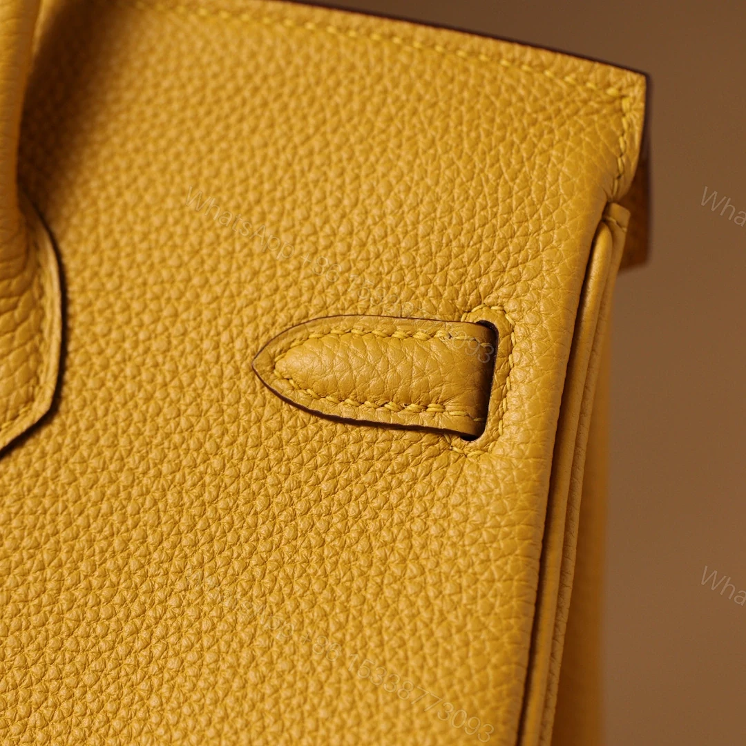 View 19 of 高仿Hermes*Birkin25Togo牛皮琥珀黃金扣/純手工