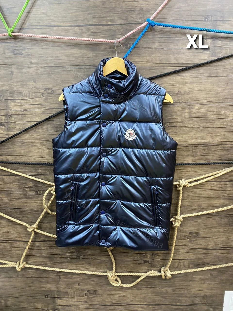 View 3 of FIRST COPY MONCLER IMPORTED PUFFER SLEEVELEES JACKETS
