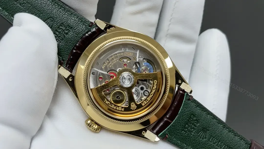 View 6 of Rolex Perpetual 1908 Black Dial Yellow Gold Dress Edition 39mm 52506-BLACK-GOLD