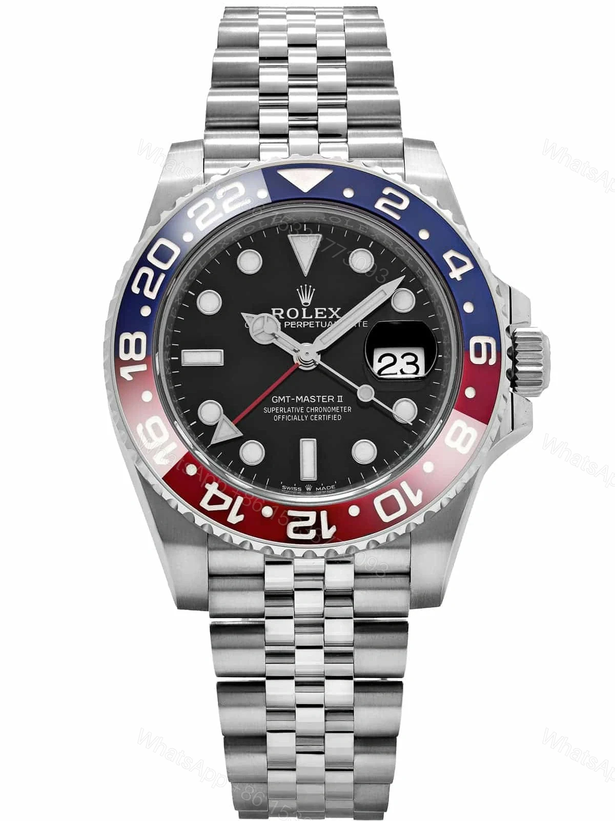 Superclone Rolex GMT-Master II 126710BLRO “Pepsi” Jubilee — view 1