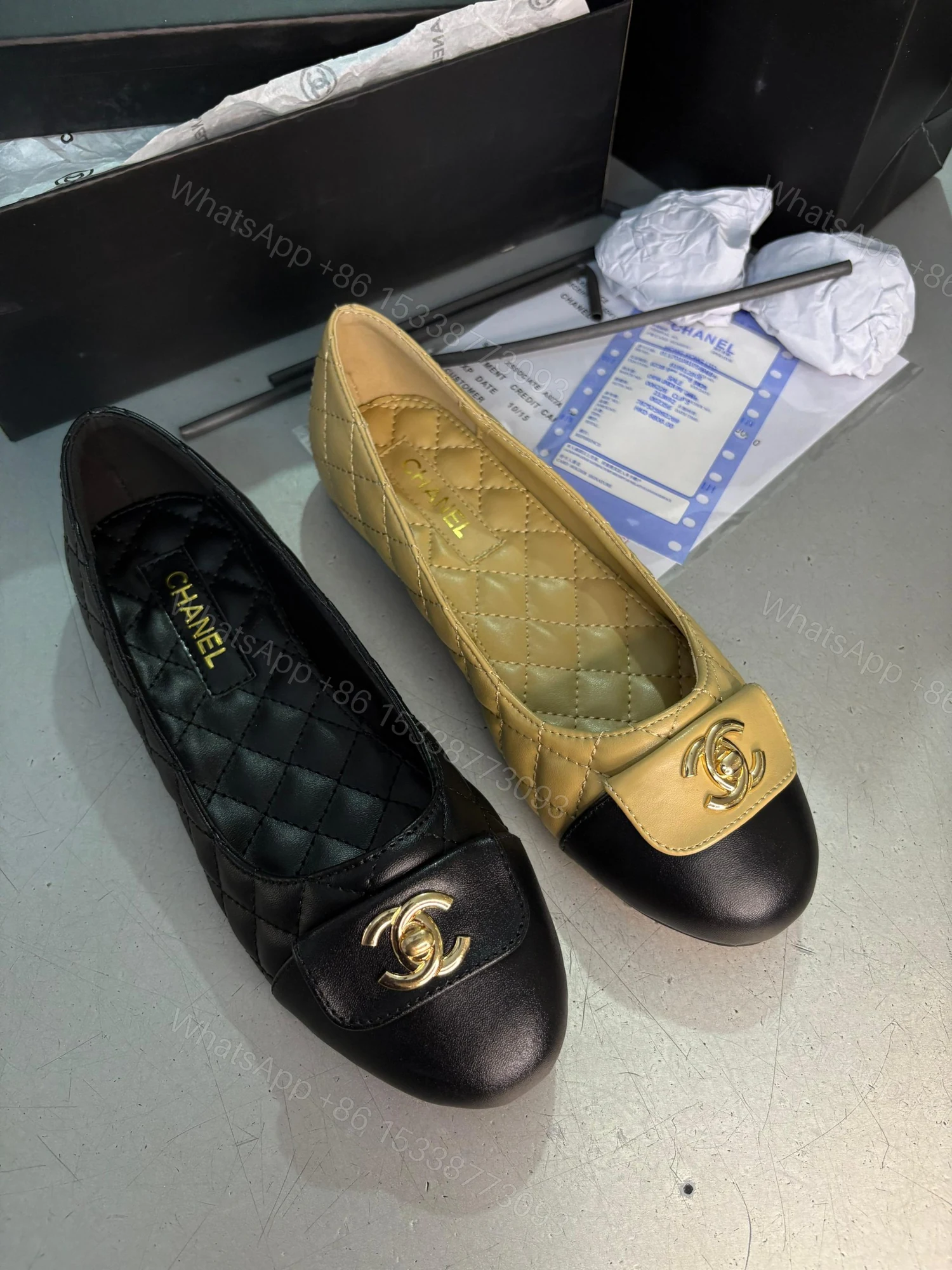 View 6 of FIRST COPY CHANEL BALLET COMFORTABLE FOR DAILY WEAR FLATS FOR WOMEN
