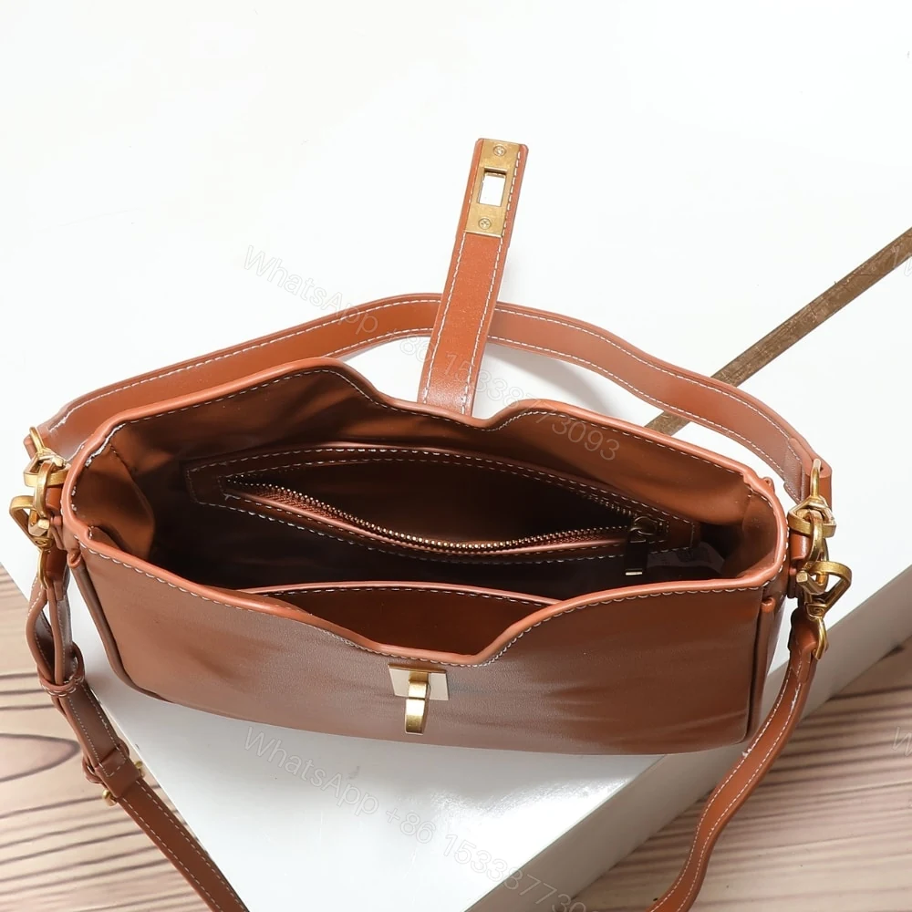 View 6 of CELINE SMALL CAMILLE 16 SOFT BAG TAN 24CM 120693FX9 04LU