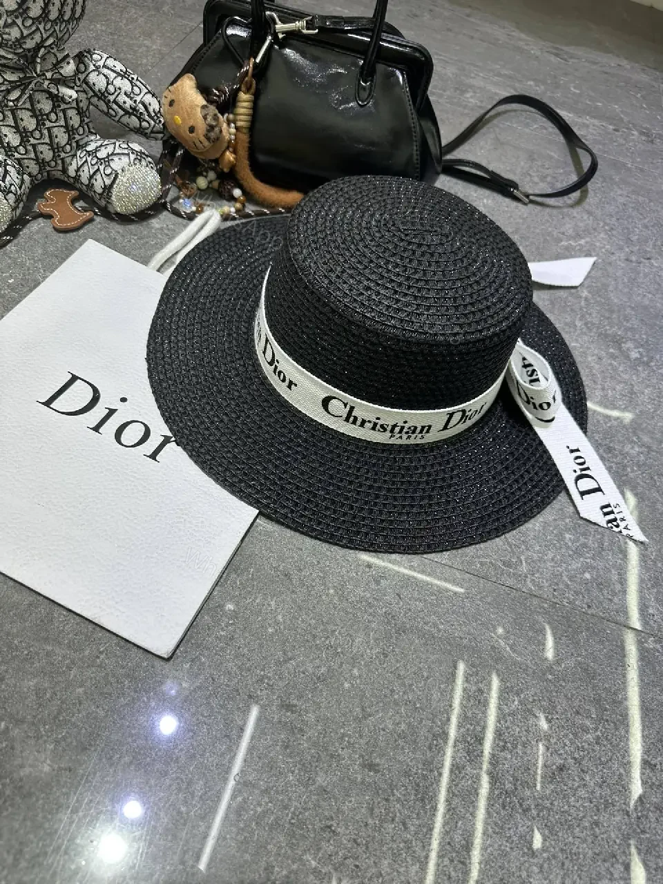 View 8 of Chic Weave Panama Hat: Structured Luxury Detailing