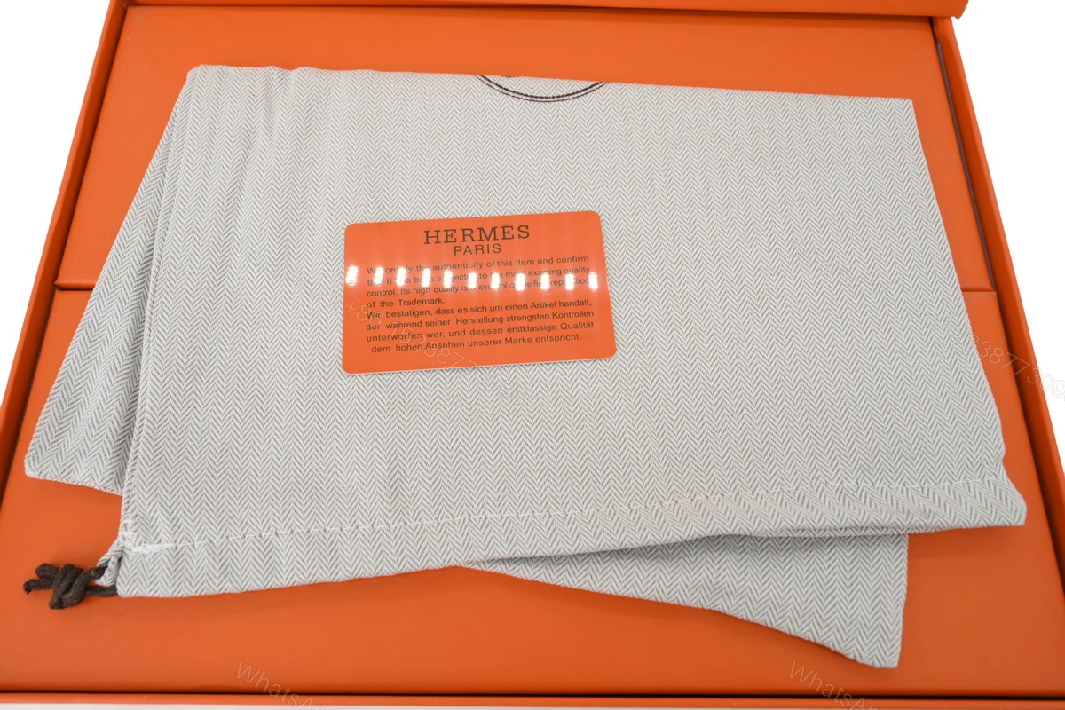 View 8 of HERMES Solid Black Button Slides