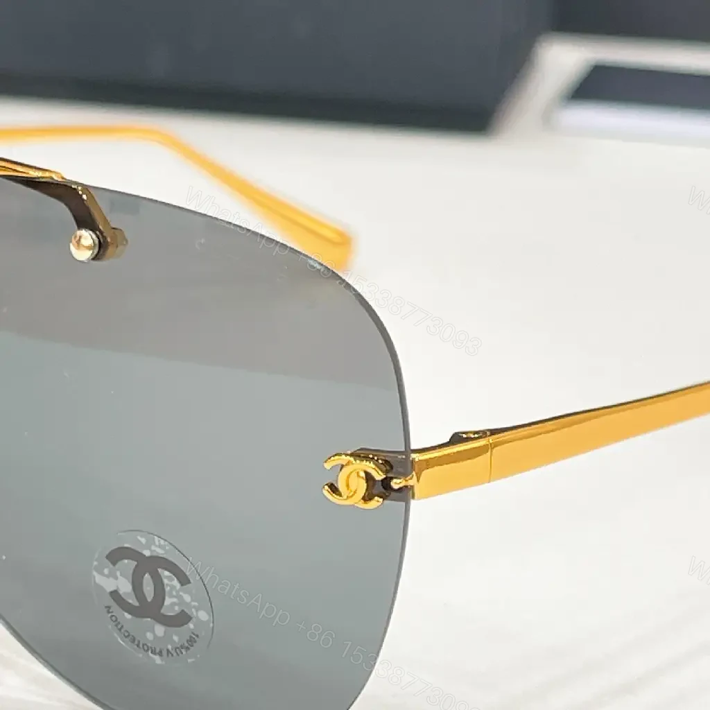 View 5 of Gradient Lens Aviator Sunglasses - Titanium Frame, Adjustable Fit