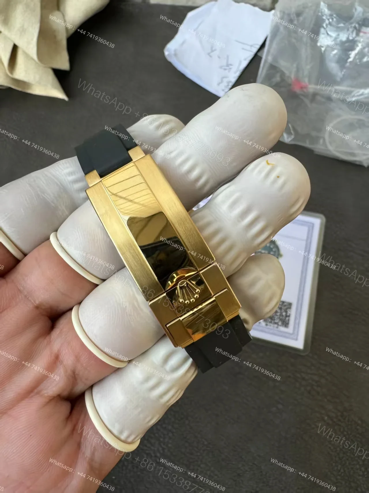 View 15 of Rolex Yacht-Master 226658 1:1 Replica 18K Gold Plated 42MM 3235 Movement Super Clone Watch