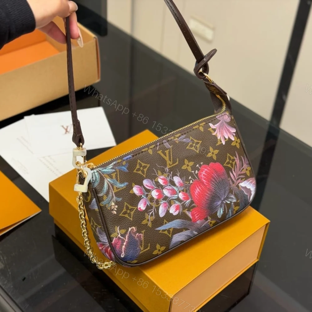 View 3 of Louis Vuitton Pochette Accessoires Monogram Canvas Ebene 22cm M29148