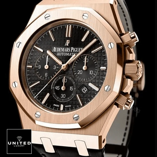 View 7 of Audemars Piguet Royal Oak Chronograph 26320OR.OO.D002CR.01 Replica