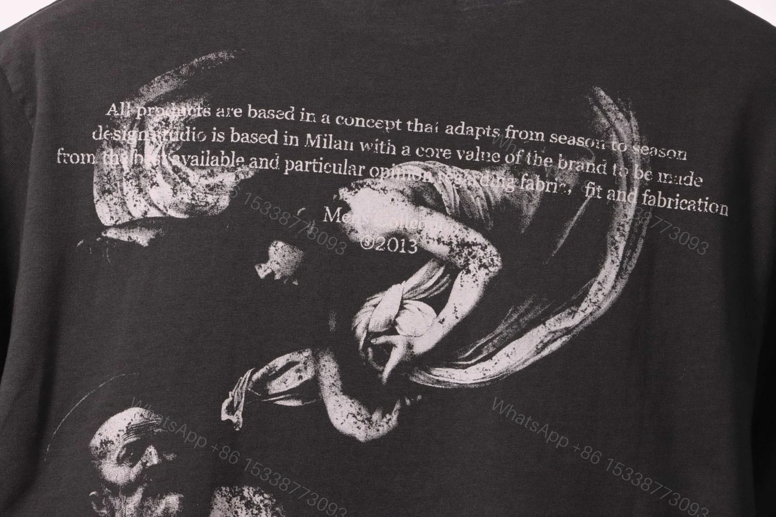 View 9 of Off White Matthew Skate Logo Print T-Shirt