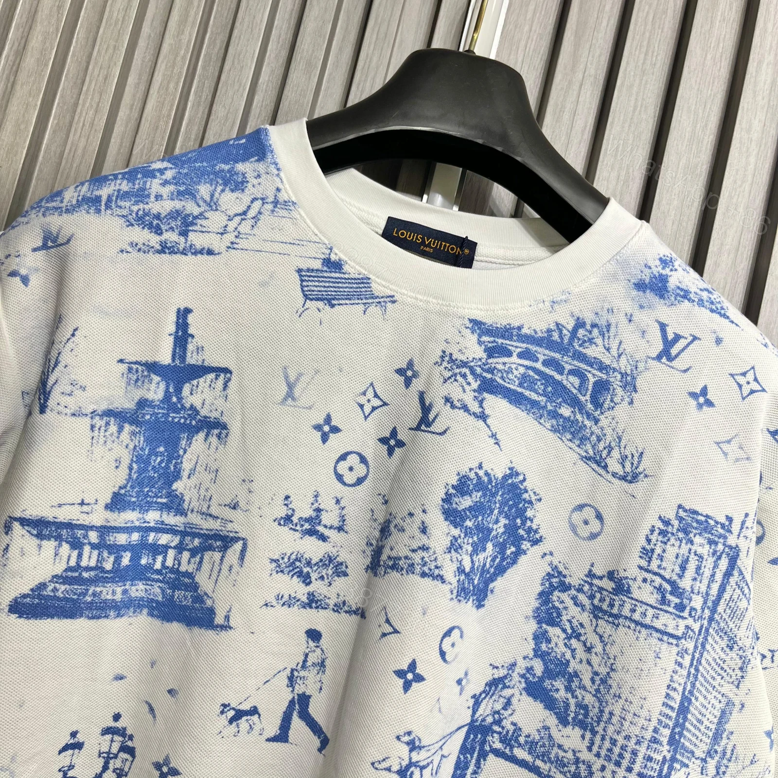 View 3 of FIRST COPY Louis Vuitton My Wolrd Graphic T-shirt