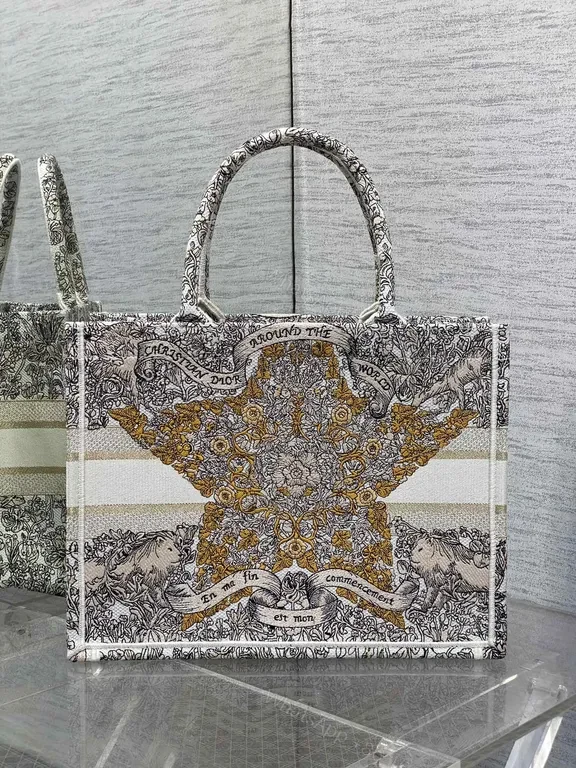 View 5 of Chic Baroque Dior-Style Tote: Luxury Everyday Bag