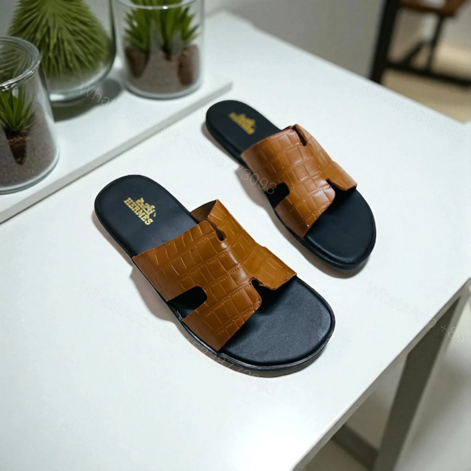 View 3 of First Copy Hermès Men’s Slides