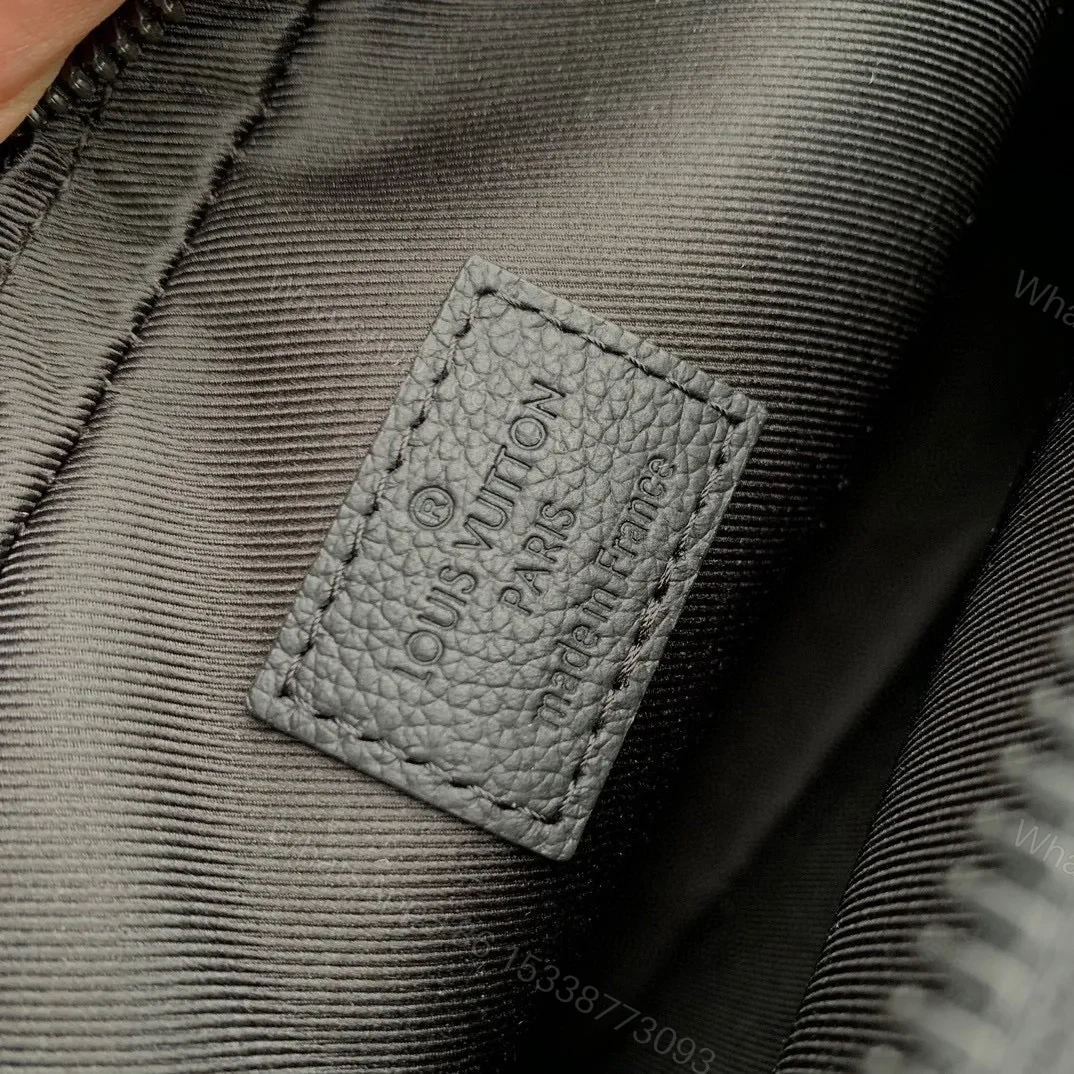 View 5 of LV ALPHA NANO BAG 24 IN BLACK MONOGRAM SHADOW EMBOSSED COWHIDE