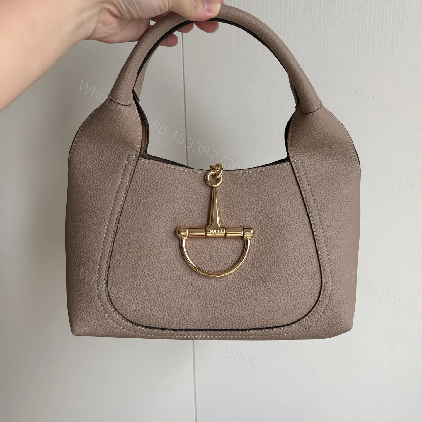 View 7 of Gucci Softbit Maxi Medium Top Handle Bag Light Pink 27Cm