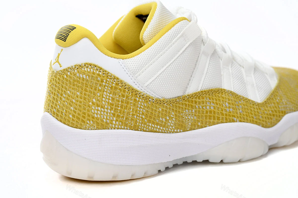 View 9 of Air Jordan 11 Retro Low WMNS “Yellow Snakeskin AH7860-107